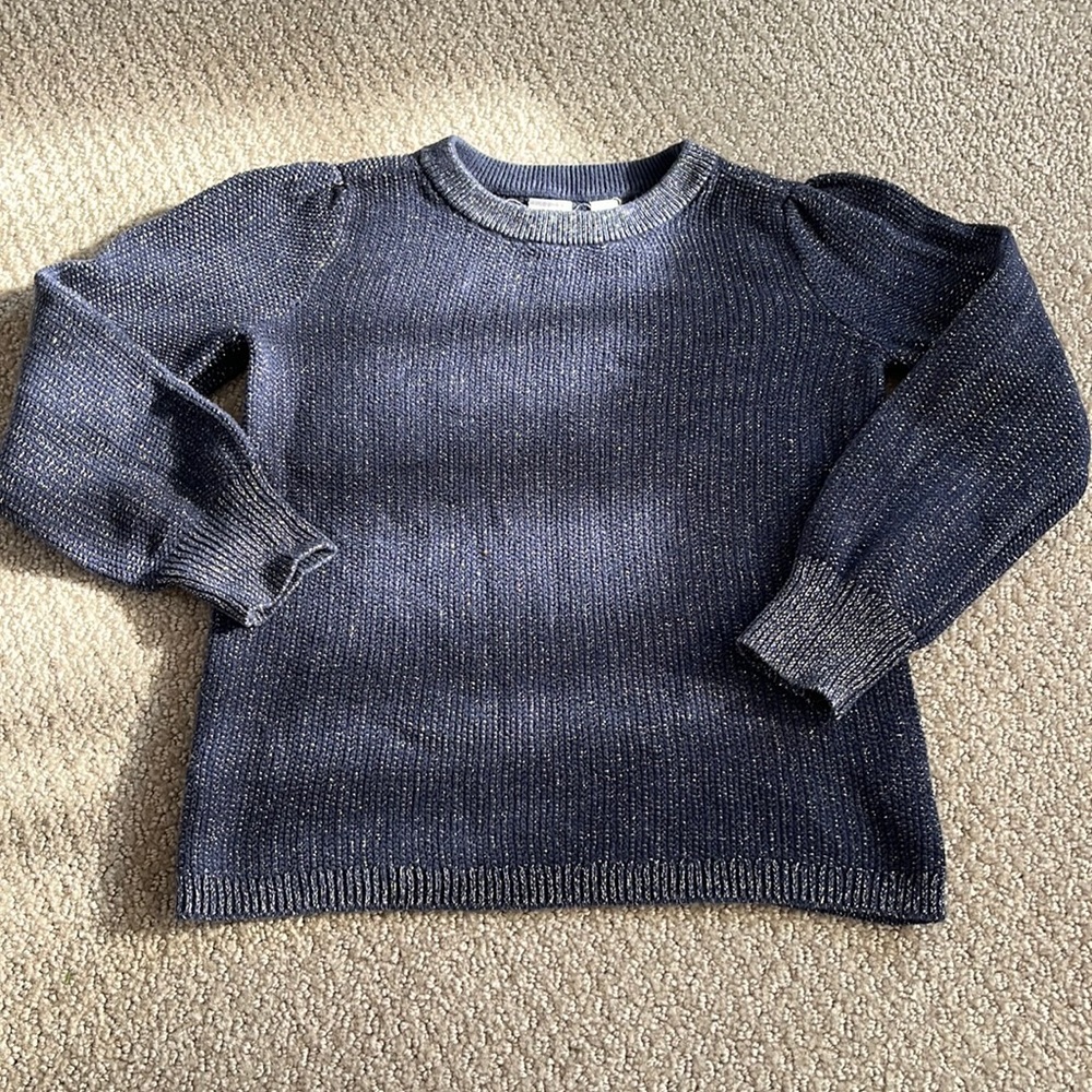 Gap kids sparkle crew neck sweater